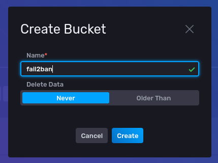 Create Bucket